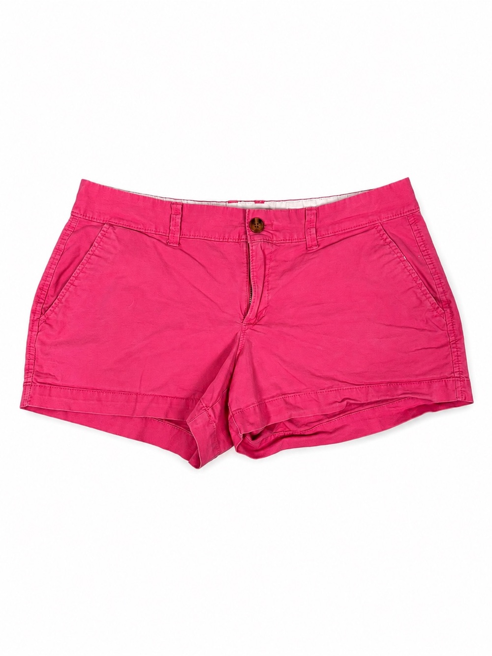 Old Navy Bright Pink‎ Chino Shorts Size 4 Low Rise Summer